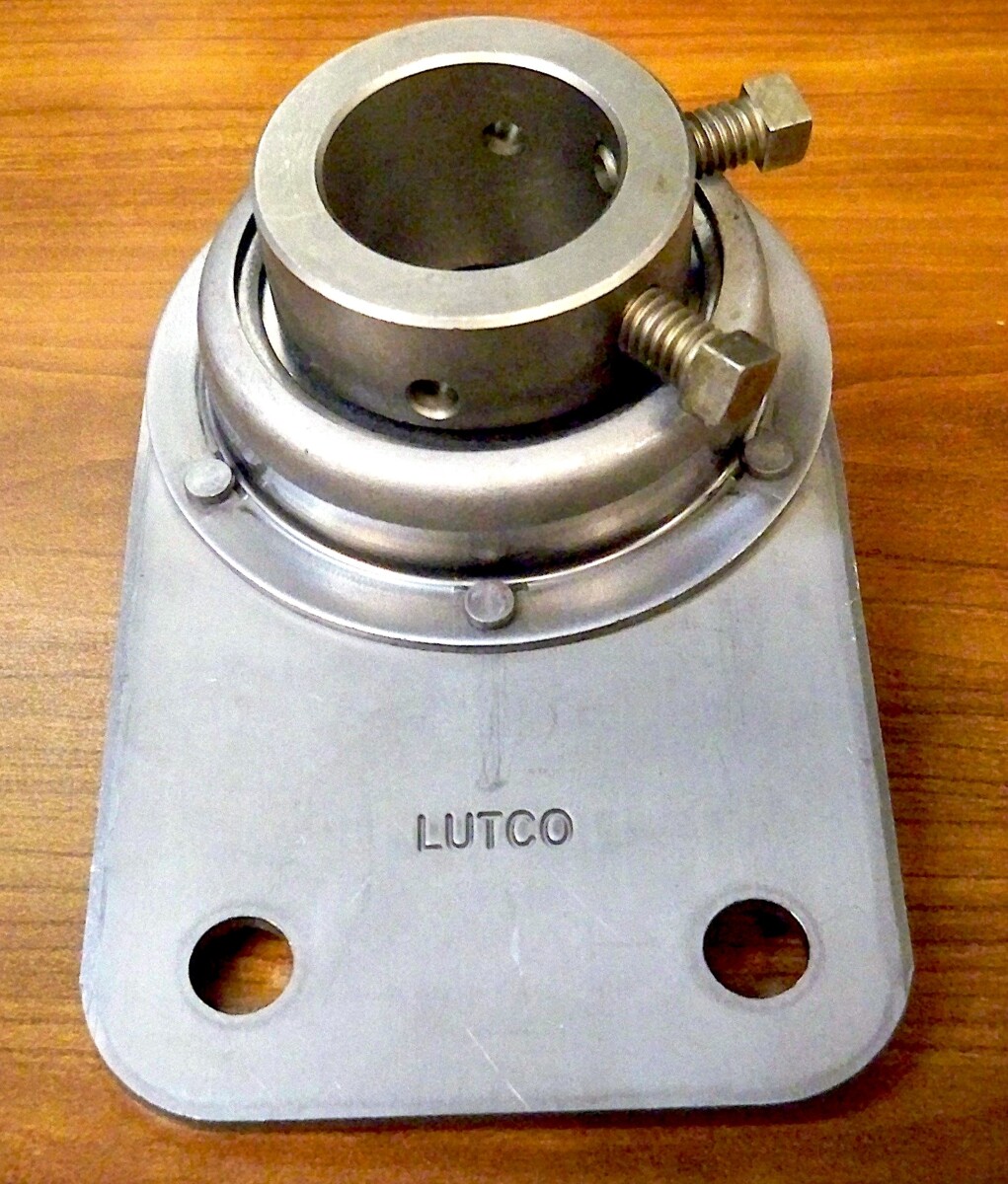 A detailed closeup of a prototype custom hanger bearing engineered and produced by Lutco.